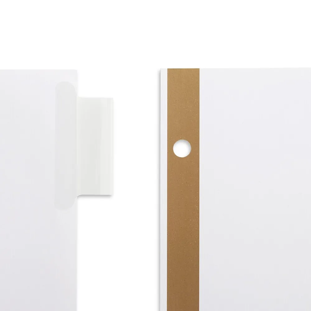 Dividers|Staples Large Tab Insertable Dividers, 8-Tab, Clear (18935/11124)