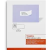 Staples Laser/Inkjet Address Labels, 1" x 2-5/8", White, 30 Labels/Sheet, 100 Sheets/Pack (ST18057-CC)