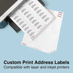 Clearance Staples Laser/Inkjet Address Labels, 1 X 2 5/8