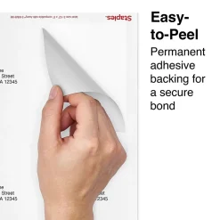 Sale Staples Laser/Inkjet Shipping Labels, 3 1/2