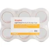Staples ® Lightweight Moving & Storage Packing Tape, 1.88" x 109 yds., Clear, 6/Pack (ST61005/52200)