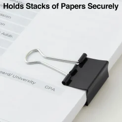 Clips & Fasteners|Staples Medium Binder Clips, 0.63