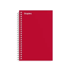 Notepads|Staples Memo Pad, 4" x 6", College Ruled, Assorted Colors, 50 Sheets/Pad, 5 Pads/Pack (ST11495N)