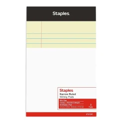 Notepads|Staples ® Mini Legal Notepad, 3