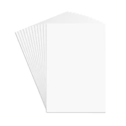 Notepads|Staples Notepads, 4" x 6", Unruled, White, 100 Sheets/Pad, Dozen Pads/Pack (ST57328)