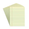 Notepads|Staples Notepads, 8.5" x 11", Wide Ruled, Canary, 50 Sheets/Pad, Dozen Pads/Pack (ST57295)