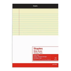 Subject Notebooks|Staples Notepads, 8.5