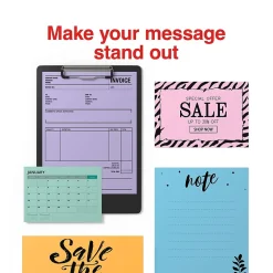 Multipurpose Paper*Staples Pastel 30% Recycled Color Copy Paper, 20 lbs., 8.5