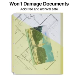 Sheet Protectors|Staples Poly Binder Pocket, 3-Hole Punched, , 5/Pack (ST15158-CC) Assorted Colors