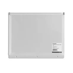 Dividers|Staples Poly Zipper Pouch, 3-Hole Punched, Clear (ST26190-CC)