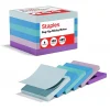 Sticky Notes*Staples Pop-up Notes, 3" x 3", Marina Collection, 100 Sheet/Pad, 6 Pads/Pack (S-33WCP6)