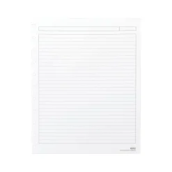 Filler Paper|Staples Premium Arc Notebook System Refill Paper, 8.5" x 11", 50 Sheets, Narrow Ruled, White (19992)
