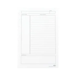 Filler Paper|Staples Premium Arc Notebook System Refill Paper, 5.5" x 8.5", 50 Sheets, College Ruled, White (20022)