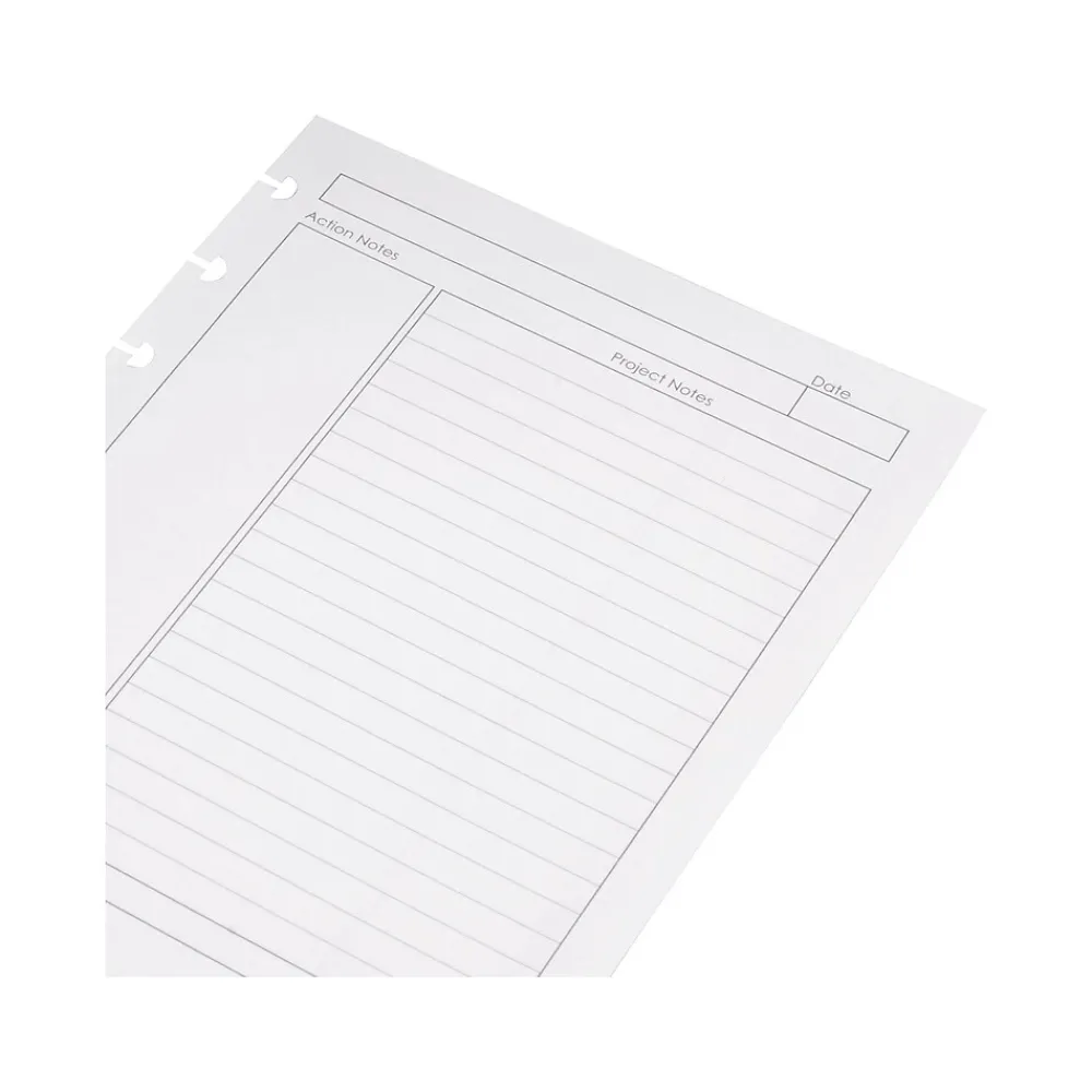 Filler Paper|Staples Premium Arc Notebook System Refill Paper, 5.5" x 8.5", 50 Sheets, College Ruled, White (20022)