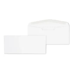 Best Staples Premium Gummed #10 Business Envelopes, 4 1/8" x 9 1/2", White, 500/Box (19264VP)