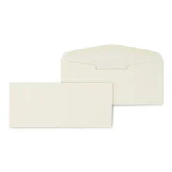Best Staples Premium Gummed #10 Business Envelopes, 4 1/8" x 9 1/2", Ivory, 500/Box (918211/19420)