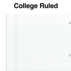 Subject Notebooks|Staples Premium Poly 1-Subject Notebook, 8.5" x 11", College Ruled, 100 Sheets, (ST51451D) Green