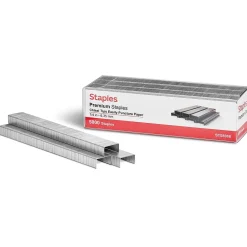Staples|Staples Premium , 1/4" Leg Length, 5000/Box (TR58088)