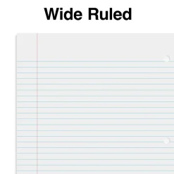 Subject Notebooks|Staples Premium 1-Subject Notebook, 8" x 10.5", Wide Ruled, 100 Sheets, Green, 12/Carton (TR51452CT)