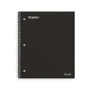 Subject Notebooks|Staples Premium 1-Subject Notebook, 8" x 10.5", Wide Ruled, 100 Sheets, Black, 12 Notebooks/Carton (TR20956CT)