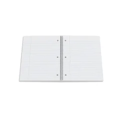 Subject Notebooks|Staples Premium 1-Subject Notebook, 8.5" x 11", College Ruled, 100 Sheets, Red, 12 Notebooks/Carton (ST20952CT)