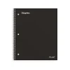 Subject Notebooks|Staples Premium 1-Subject Notebook, 8.5" x 11", College Ruled, 100 Sheets, Black, 12 Notebooks/Carton (ST20950CT)