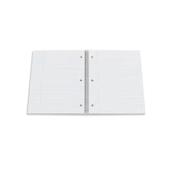 Subject Notebooks|Staples Premium 1-Subject Notebook, 8.5" x 11", College Ruled, 100 Sheets, Black, 12 Notebooks/Carton (ST20950CT)