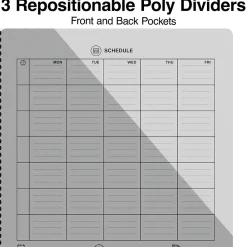 Subject Notebooks|Staples Premium 3-Subject Notebook, 8.5