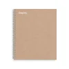 Subject Notebooks|Staples Premium 5-Subject Notebook, 8.5" x 11", College Ruled, 200 Sheets, Brown (TR52122)