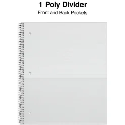 Subject Notebooks|Staples ® Premium 1-Subject Subject Notebooks, 8.5