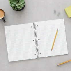 Subject Notebooks|Staples ® Premium 1-Subject Subject Notebooks, 8.5" x 11", College Ruled, 100 Sheets, Blue (TR58356M-CC)