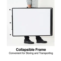 Dry Erase*Staples Presentation Flip Chart Easel, White Steel (28217US/50445US)
