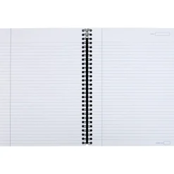 Notebooks|Staples Professional Notebook, 6-1/2" x 9-1/2", 80 Sheets, College Ruled, Black (25144)