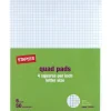 Notepads|Staples ® Quadrille Graph Pads, 50 Sheets, 4 Squares Per Inch, White, 8 1/2"H x 11"W, 36/Ct