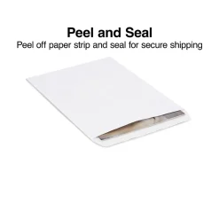 Online Staples QuickStrip EasyClose Self Seal Catalog Envelopes, 9" x 12", White, 100/Box (ST379479-CC)