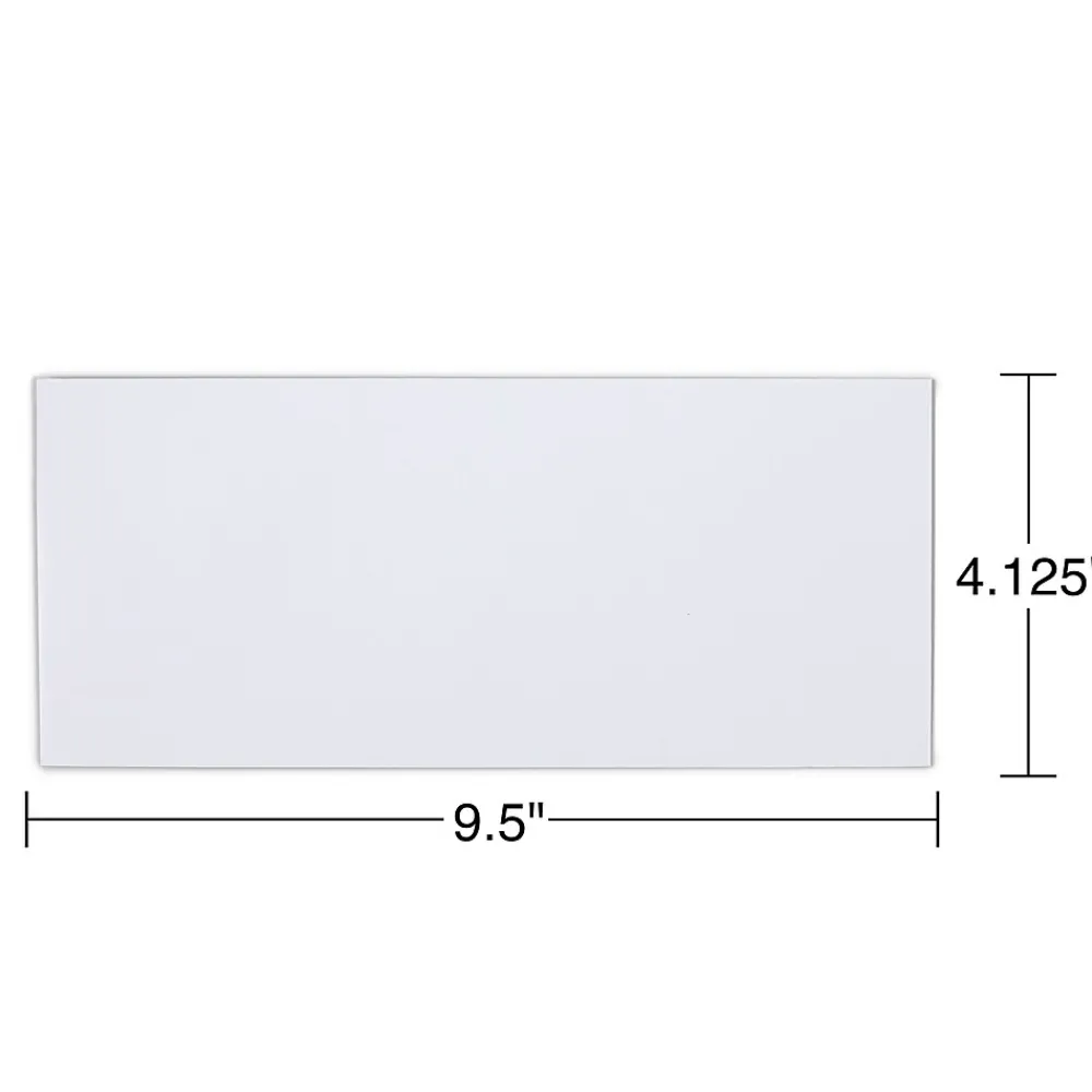 Best Staples QuickStrip EasyClose #10 Business Envelopes, 4 1/8" x 9 1/2", White, 100/Box (394047N)