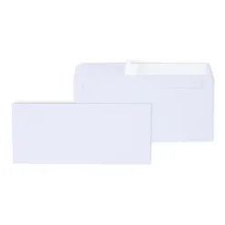 Best Staples QuickStrip EasyClose Self Seal #10 Business Envelopes, 4 1/8" x 9 1/2", White, 100/Box (ST50307-CC)