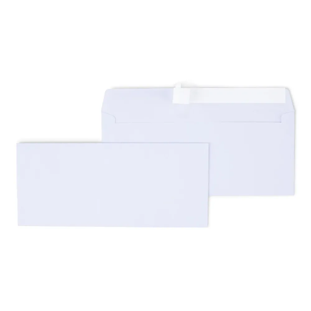 Best Staples QuickStrip EasyClose Self Seal #10 Business Envelopes, 4 1/8" x 9 1/2", White, 100/Box (ST50307-CC)