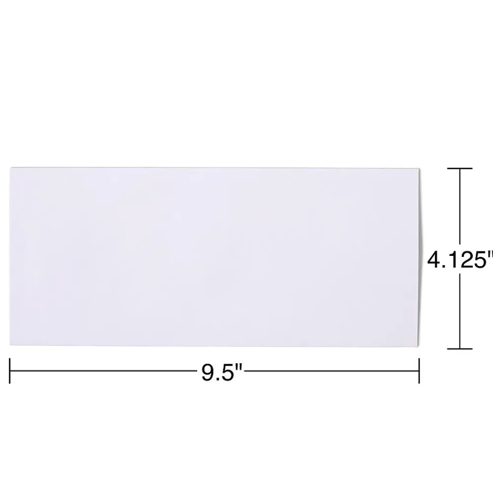 Best Staples QuickStrip EasyClose Self Seal #10 Business Envelopes, 4 1/8" x 9 1/2", White, 100/Box (ST50307-CC)
