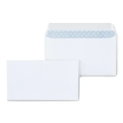 Online Staples QuickStrip EasyClose Self Seal Security Tinted #6 3/4 Business Envelopes, 3 5/8" x 6 1/2", White, 50/Box (ST862999-CC)