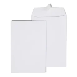 Hot Staples QuickStrip EasyClose Self Seal #1 Catalog Envelopes, 6" x 9", White, 100/Box (ST892099N-CC)