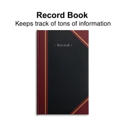 Accounting & Record Journals*Staples Record Book, Black, 300 Sheets/Book (217919)