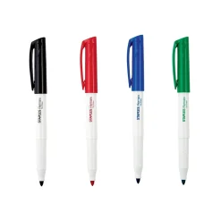 Markers|Staples Remarx Dry Erase Markers, Fine Point, Assorted, 4/Pack (29207)