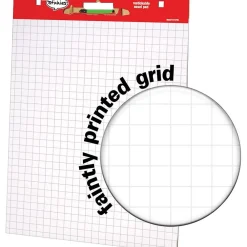 Easel Paper Pads*Staples ® Restickable, Easel Pad, Grid (WSP2530SR)