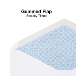 Sale Staples Security Tinted #10 Business Envelopes, 4 1/8" x 9 1/2", White, 500/Box (ST50302-CC)