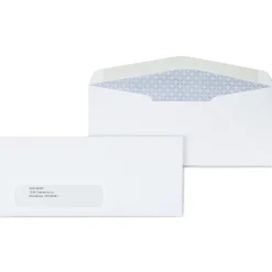 Best Staples Security Tinted #10 Window Envelopes, 4 1/8" x 9 1/2", White Wove, 500/Box (ST50152-CC)