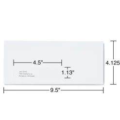 Best Staples Security Tinted #10 Window Envelopes, 4 1/8