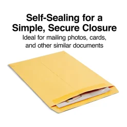Clearance Staples Self Seal #13 1/2 Kraft Catalog Envelope, 10" x 13", Brown, 250/Box (ST486933-CC)