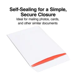 Outlet Staples Self Seal #1 Catalog Envelopes, 6"L x 9"H, White, 100/Box (SPL609121)
