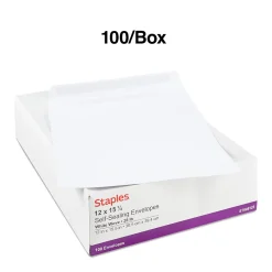 Discount Staples Self Seal Catalog Envelopes, 12
